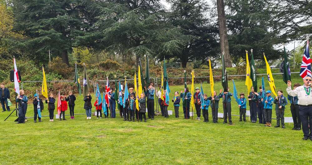 District scouts do their best to celebrate St George